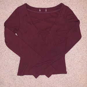 Cinch Front Fitted Top